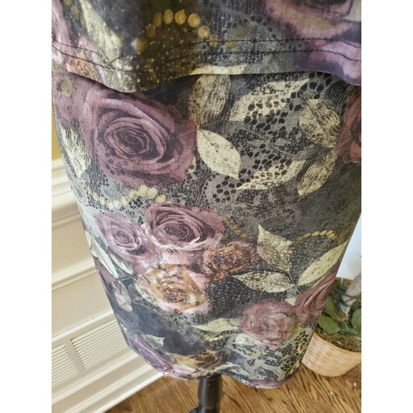 MLLE GABRIELLE PRINT DRESS SIZE SMALL - Picture 3 of 12